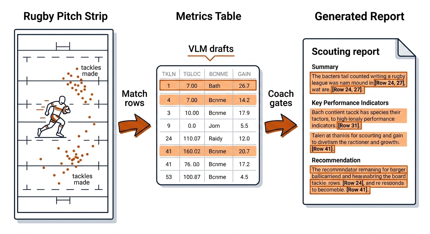 Rugby league scouting report generated from match rows with cited numbers.
