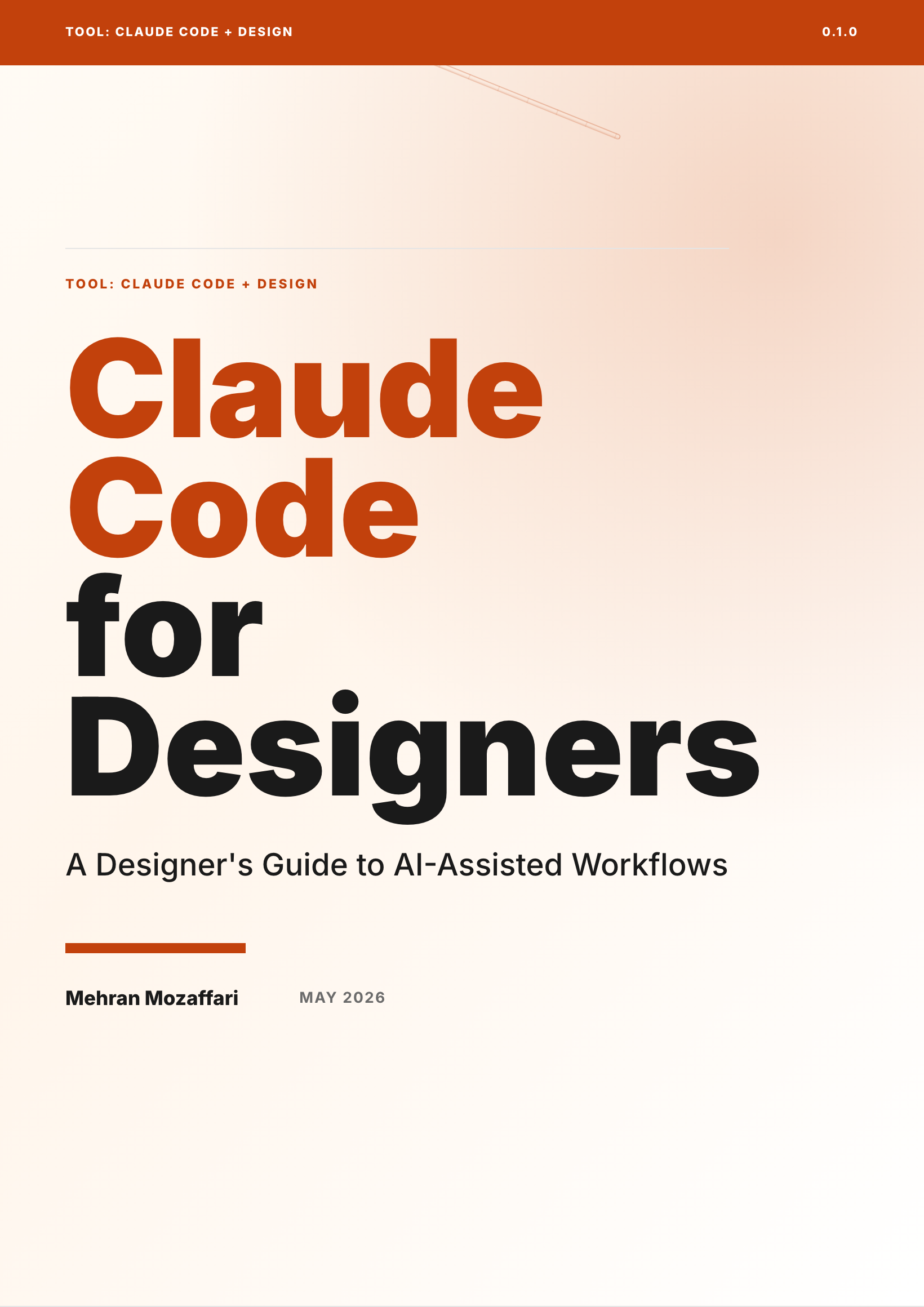 Claude Code for Designers Book Cover