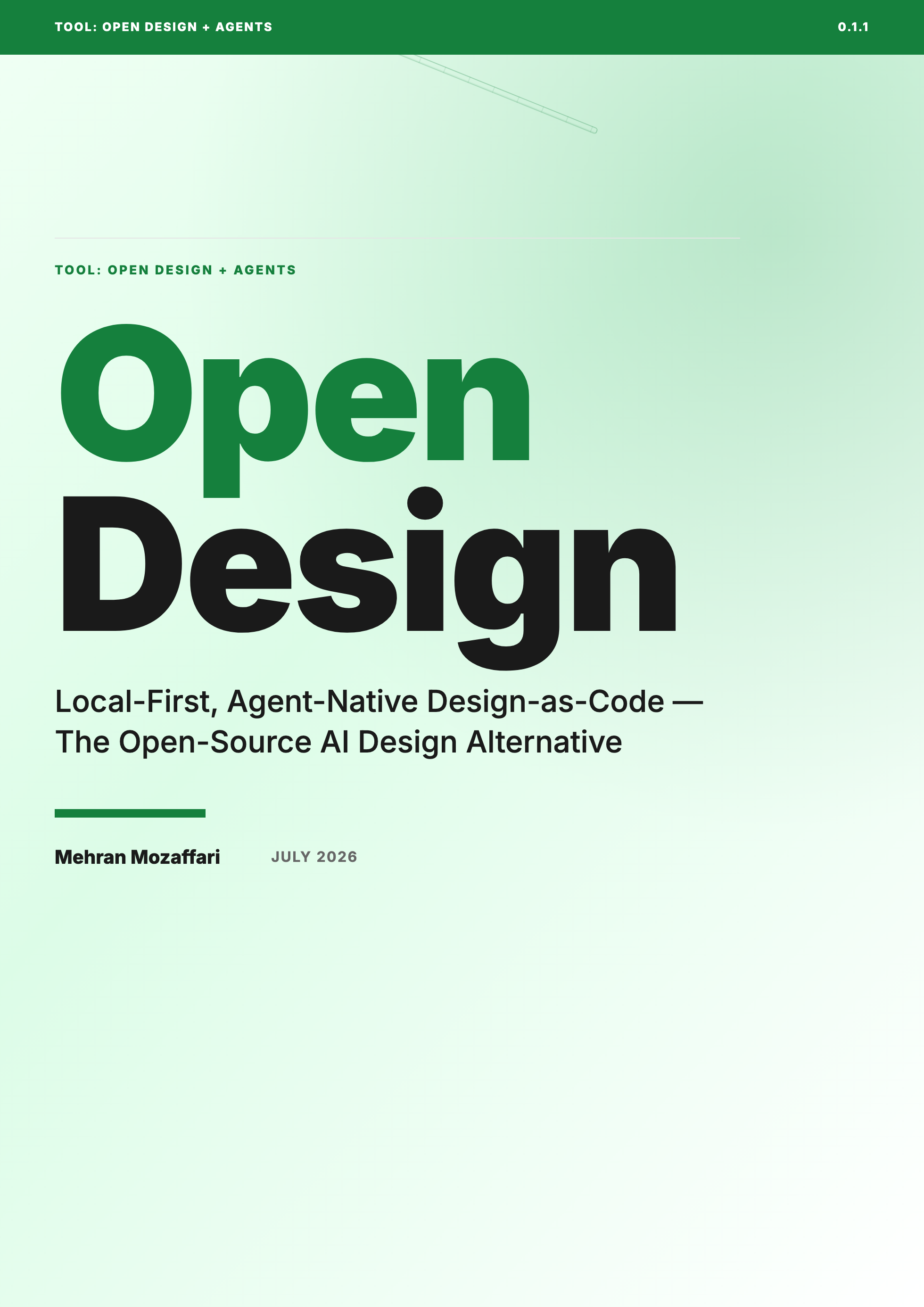 Open Design Book Cover